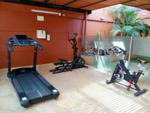 Fitness centrum a/nebo fitness zařízení v ubytování Hotel Lomas 10 Medellin