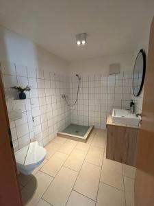 Koupelna v ubytování Hotel Adler I Haus-Innenhof