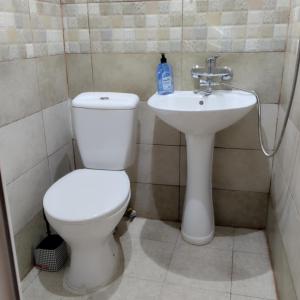 A bathroom at GUEST HOUSE NATA CHAVCHAVADZE ST.25 Még 7 kép