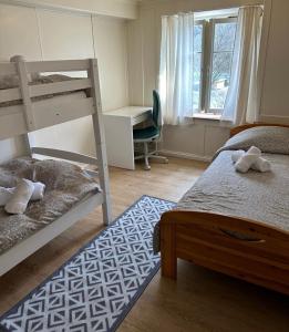Letto o letti in una camera di Bom descanso