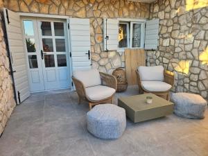 Χώρος καθιστικού στο Hedonist Hvar with jacuzzi