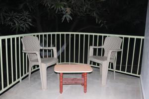 Uma varanda ou terraço em Gir Enjoy Forest Resort