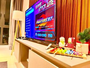 TV a/nebo společenská místnost v ubytování Legoland-Happy Wonder Suite,Elysia-8pax,100MBS