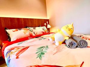 Postel nebo postele na pokoji v ubytování Legoland-Happy Wonder Suite,Elysia-8pax,100MBS