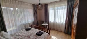 Postel nebo postele na pokoji v ubytování Orchidee Altenau