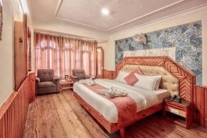 Letto o letti in una camera di Hotel Ibex