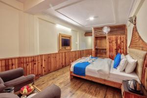 Letto o letti in una camera di Hotel Ibex