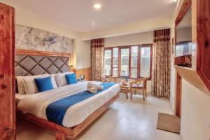 Letto o letti in una camera di Hotel Ibex