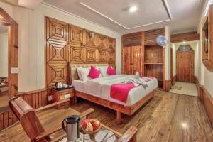 Letto o letti in una camera di Hotel Ibex