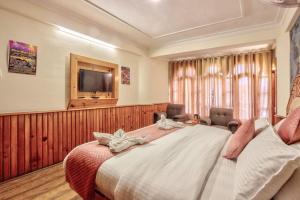 Letto o letti in una camera di Hotel Ibex