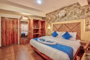 Letto o letti in una camera di Hotel Ibex