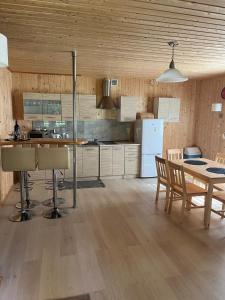 Køkken eller tekøkken på Domek na Mazurach - nad jeziorem Dadaj