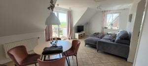 Posezení v ubytování Ferienhaus Wattenmeerblick