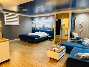 Χώρος καθιστικού στο Apartamenty A&M