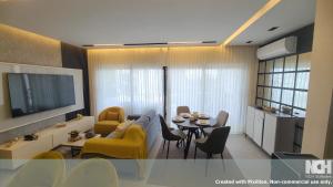 Televiisor ja/või meelelahutuskeskus majutusasutuses Céntrico a 2 minutos del monumento