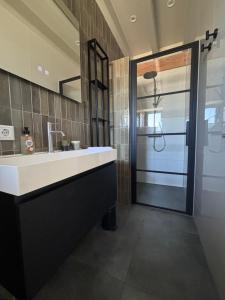 Koupelna v ubytování B&B In de duinen