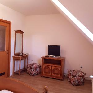 TV a/nebo společenská místnost v ubytování Motel Vector