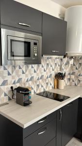 Η κουζίνα ή μικρή κουζίνα στο Appartement de charme CARA