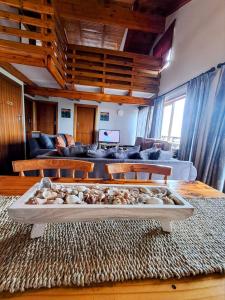 Area soggiorno di PA Sands Beach House Kowie River 9 Sleeper Pool