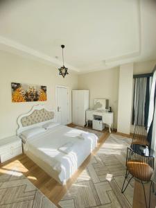 Postel nebo postele na pokoji v ubytování Saklı kosk butık otel