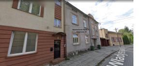 a building on the side of a street at Apartament Zacisze 5 in Przemyśl