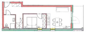 Půdorys ubytování Josi Thaller Das Ferienapartment in Fürstenfeld