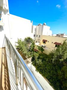 A balcony or terrace at OpenView Apartment Marsaxlokk