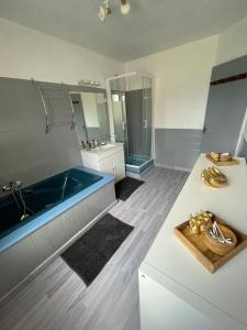 Koupelna v ubytování Gîte la Maison de Fram + 29 fotografií