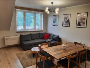 Χώρος καθιστικού στο Apartament Szczawnica