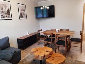 Μια τηλεόραση ή/και κέντρο ψυχαγωγίας στο Apartament Szczawnica