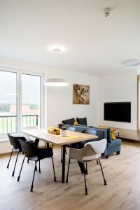 Μια τηλεόραση ή/και κέντρο ψυχαγωγίας στο Prosecco apartment