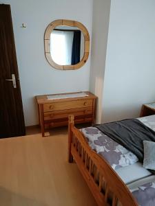 Voodi või voodid majutusasutuse Kummublick Täsch, Nähe Zermatt toas