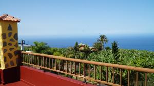a balcony of a house with a fence at Los Padres C in Tijarafe