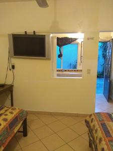 TV a/nebo společenská místnost v ubytování Casa de Huéspedes Hotel'O