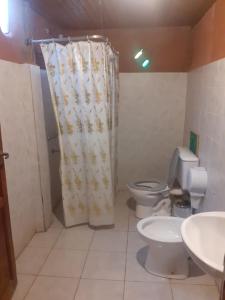 Ένα μπάνιο στο EcoMalargüe Posada & Hostel +48 φωτογραφίες