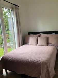 Postel nebo postele na pokoji v ubytování Vakantiewoning Mystiek