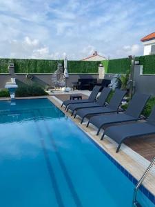 Πισίνα στο ή κοντά στο Melisa Luxury Villa