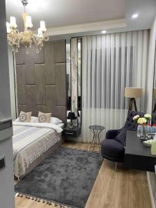 Ένα ή περισσότερα κρεβάτια σε δωμάτιο στο Melisa Luxury Villa +33 φωτογραφίες