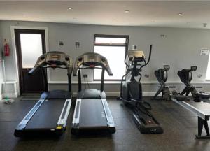 Palestra o centro fitness di Modern 2017 model Delta Sienna static caravan in Clarach Bay