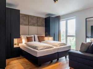 Ένα ή περισσότερα κρεβάτια σε δωμάτιο στο The Cosy Bear Lodge