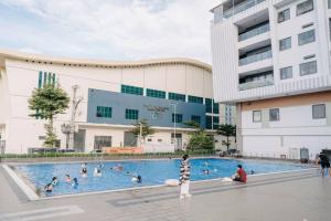 Πισίνα στο ή κοντά στο Monarchy Luxury Apartment 3 Bedroom in DaNang by Villuxy