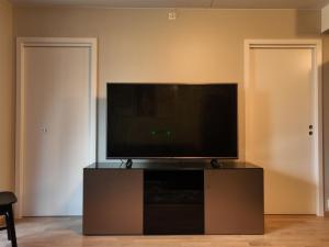 TV a/nebo společenská místnost v ubytování New Modern 2 room Apartment with 2 beds & FREE PARKING