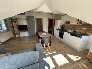 Kuchyň nebo kuchyňský kout v ubytování Apartementhaus Schöndorfer