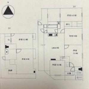 a drawing of a floor plan of a room at JOY HOUSE Near Ikebukuro in Tokyo +26 photos