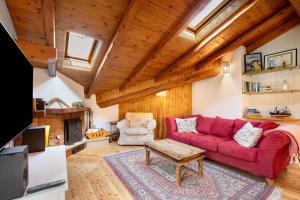 Χώρος καθιστικού στο Casa Olma