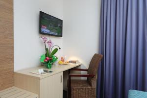 TV a/nebo společenská místnost v ubytování Hotel Anapaya