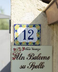 Majutusasutuses Un balcone su Spello olev sertifikaat, autasu, silt või muu dokument
