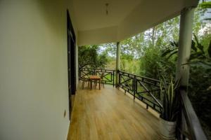 Balkón nebo terasa v ubytování Meizi-Meera Eco Resort