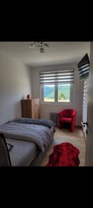 Postel nebo postele na pokoji v ubytování Apartman Zlatar-Vasiljevic
