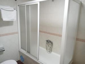 Kúpeľňa v ubytovaní Hostal Cuzco